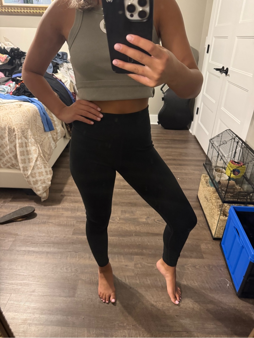 Nike Women's Black High-Rise Stretch Leggings